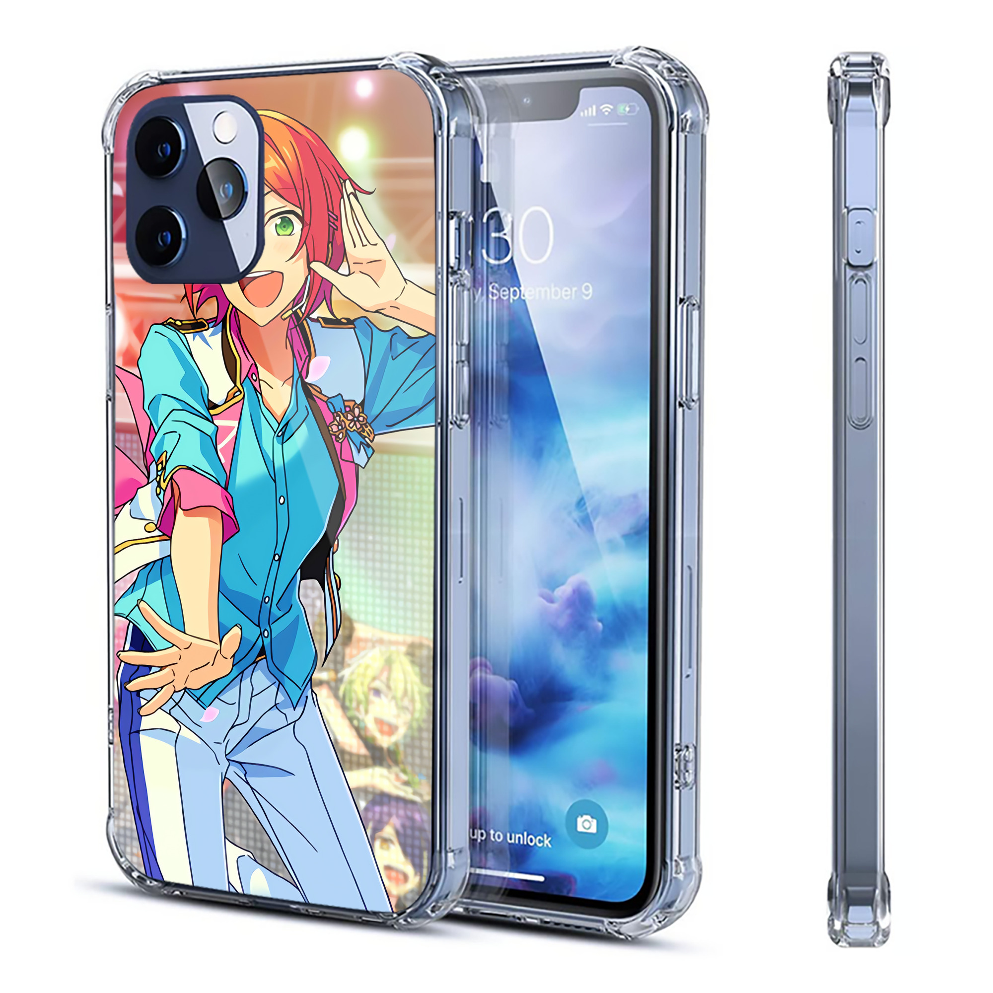（画像用） あんさんぶるスターズ! Ensemble Stars 【iPhone 12シリーズ対応】透明スマホケース（クリアソフトケース）